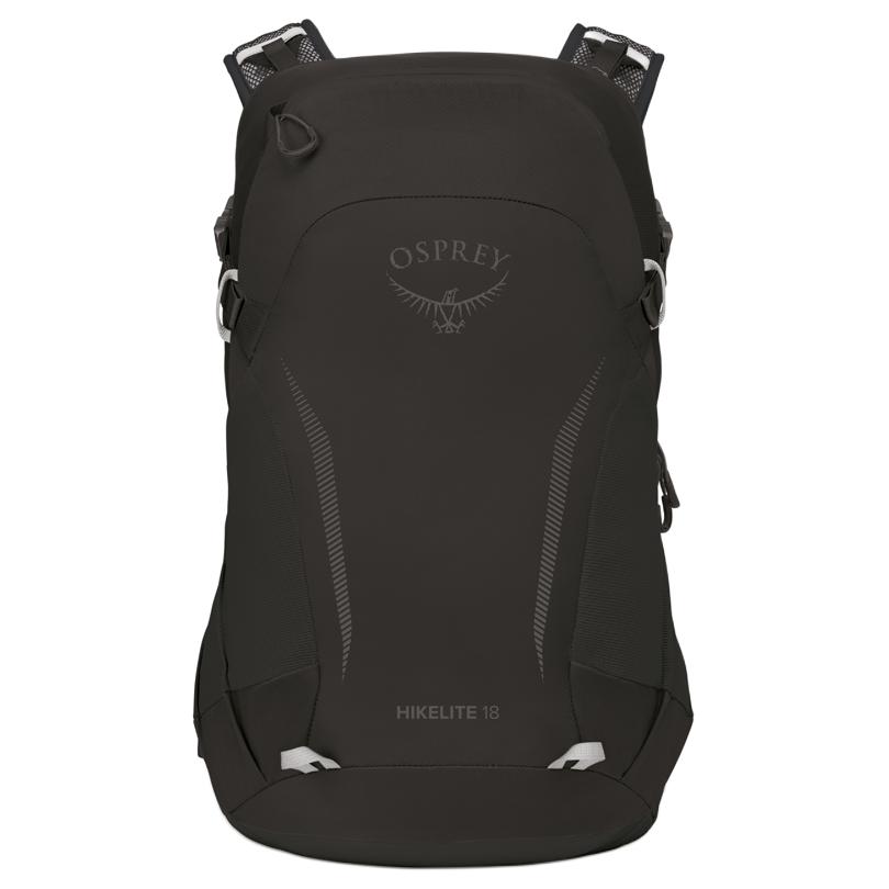 Osprey 18L Hikelite Outdoor Backpack With Zipper Closure Unisex Backpacks Black 10004804