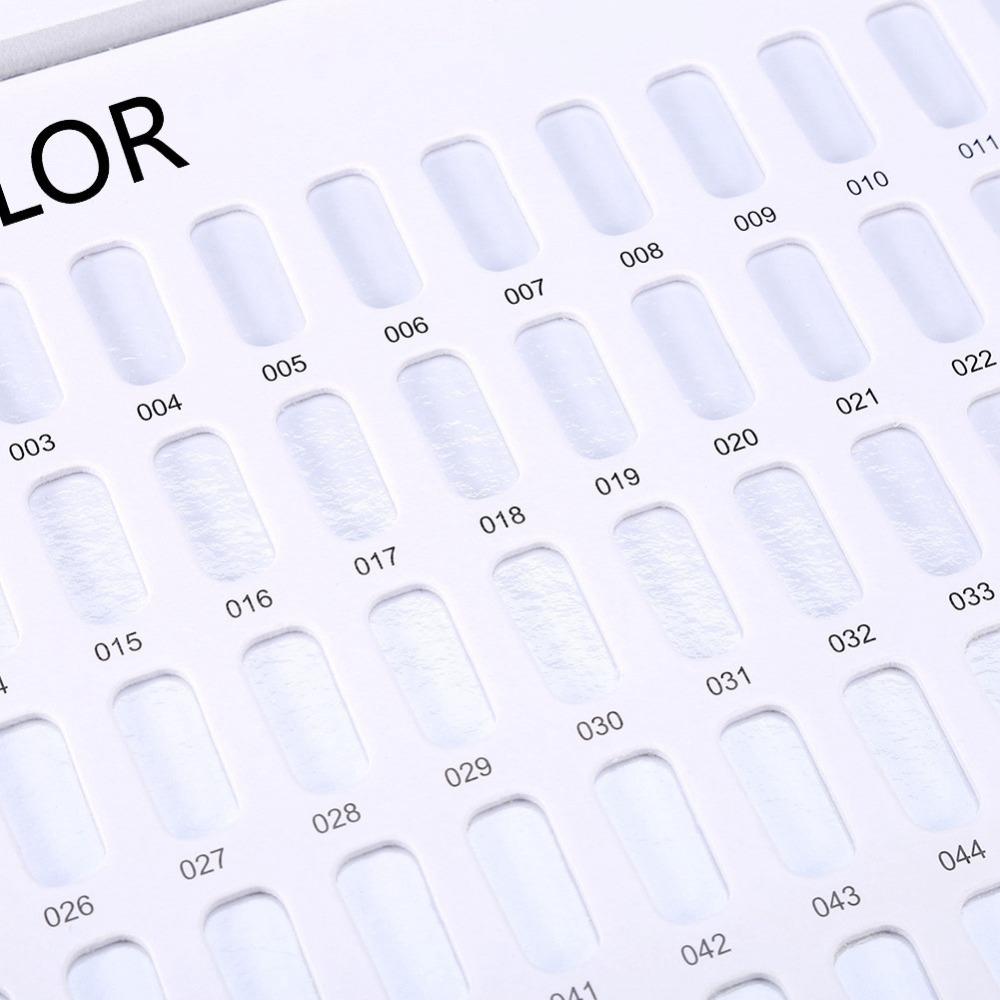 High Grade Nail Color Display Book 120 Colors Nail Polish Display Board Design Tool