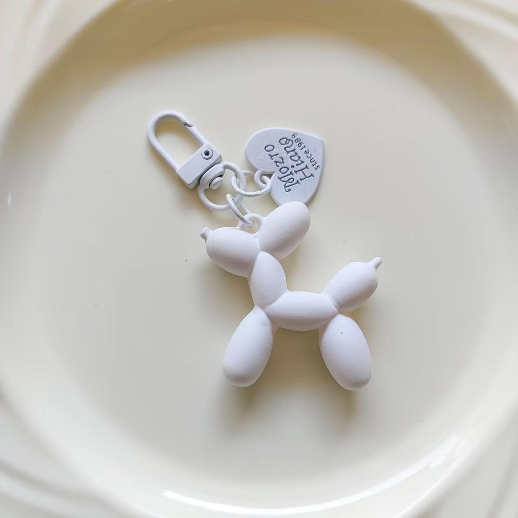 Брелок и подвеска в виде собаки из цветного акрилового воздушного шара для багажа, наушников и чехлов для телефонов