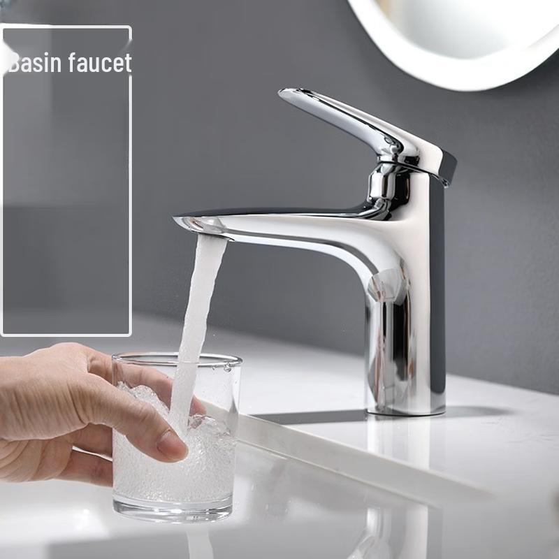 TLXT Single Handle Bathroom Sink Faucet