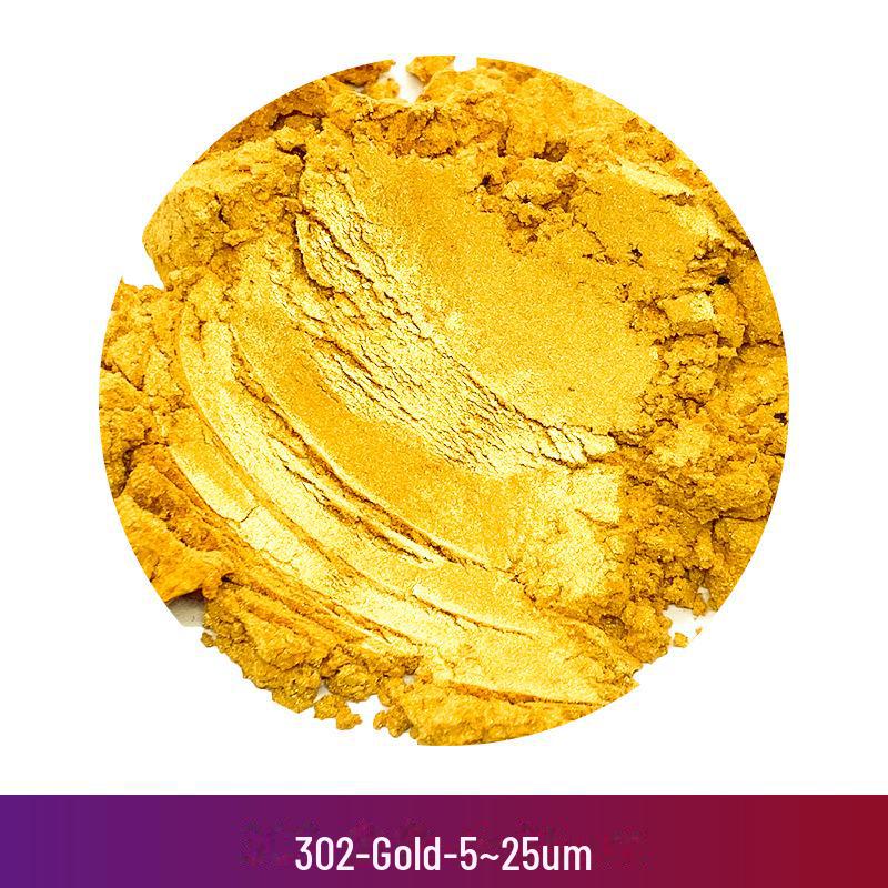 Slime Magic Pearlescent Gold Mica Glitter Powder for Paint & Plastic