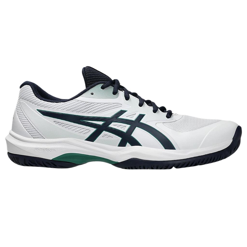 Asics Игра FF Синтетическая кожа Удобные Модные Трендовые Минималистичные Амортизирующие Низкие Кроссовки для тенниса Мужские кроссовки Синий Белый 1041A489-102