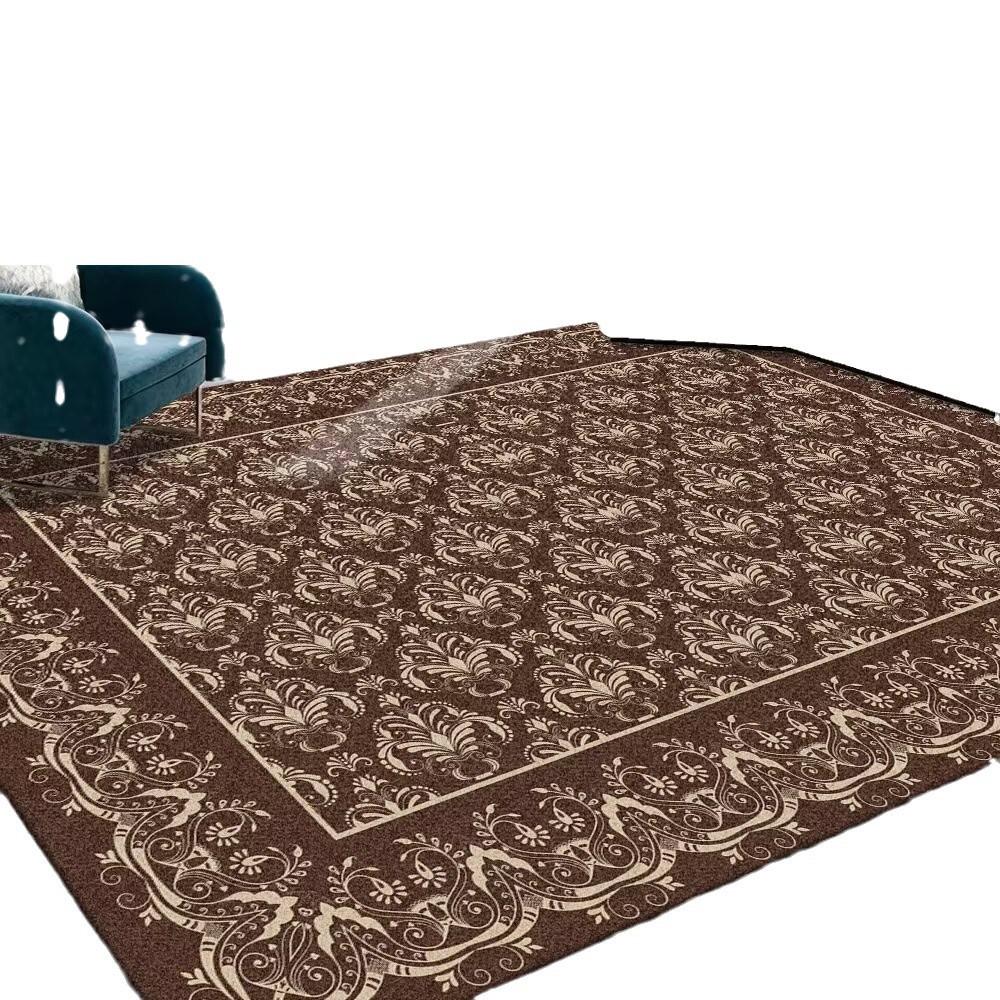 Ковер для гостиной в стиле французского ретро-кремового стиля, светлый, роскошный, улучшенный, спальня, кровать, одеяло, домашний гардероб, диван, стол, коврик