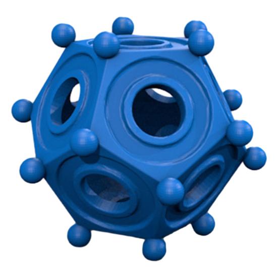 Ancient Roman Dodecahedron Ornament 3D Printed Hollow Dodecahedron Historical Decoration Collectible Gifts for Him History Lovers