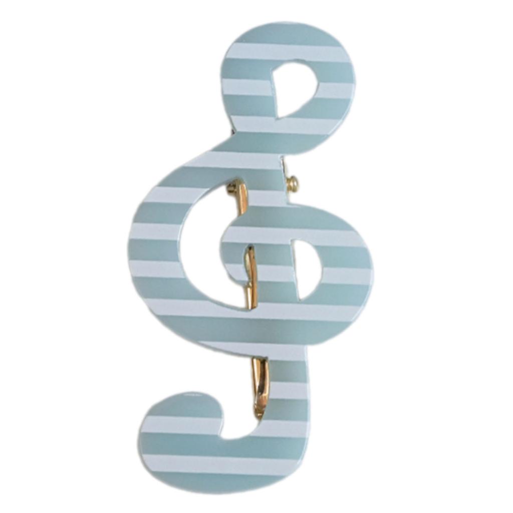 Прочные смоляные заколки для волос с узорами в виде звездной полосы и музыкальной ноты, надежная фиксация для всех типов волос