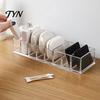 Clear Cosmetic Storage Box Acrylic Makeup Organizer, 8 Grids Cosmetics Eyebrow Pencil Organizer Case ,Transparent Container for Lipstick And Eyeshadow