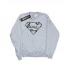 Womens/Ladies Superman Marble Logo Sweatshirt