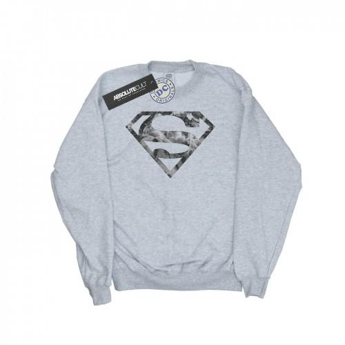 DC Comics Womens/Ladies Superman Marble Logo Sweatshirt