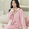 Women's Pajamas Set Warm Cartoon Leisure Women's Pajamas Set I Am Homewear Set