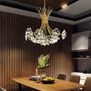 Modern LED Chandeliers Lights Living Dining Room Bedroom Hall Hotel Lamps Indoor Lighting Flowers Deco Fixture