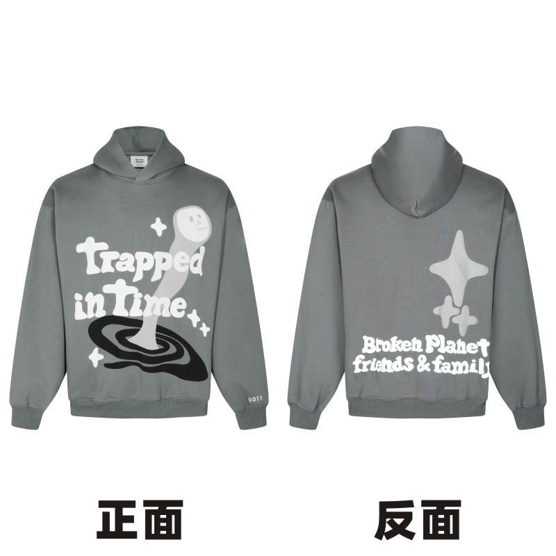 Худи Broken Planet Market BPM Мужская Женская Уличная Одежда Свободная Хлопковая Толстовка С Принтом Букв