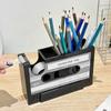 Vintage Tape Pen Holder Dispenser Abs Resin Desktop Storage Box Office Stationery Storage Box Desktop Decoration