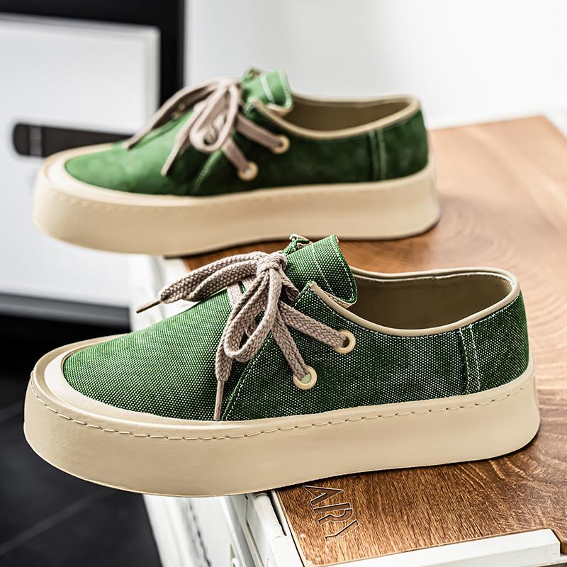 Мода Новые Мужские Кроссовки на Шнуровке, Холщовые, Дышащие, На Толстой Подошве, Повседневные, для Ходьбы, Спортивная Обувь, Балетки, Zapatos Hombre