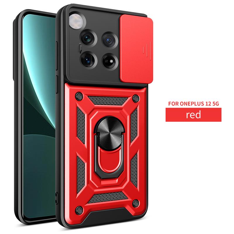 Для Oneplus 12 5G чехол магнитный держатель кольца бронированные чехлы для телефонов для One Plus 12 1+12 Oneplus12 5G слайдер объектив защитная задняя крышка
