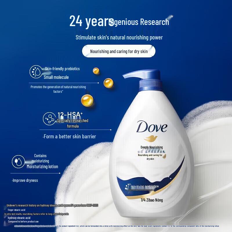 DOVE Набор глубоко питающих гелей для душа