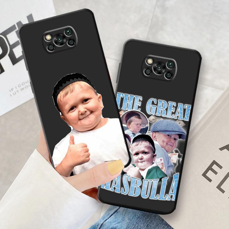 Чехол для телефона для Xiaomi Poco C40 M3 F4 F3 GT X4 F1 X3 NFC X3 Pro M4 5G X4 NFC M4 Pro Черный Babaite Смешной Хасбулла Сумка Броня