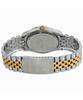 Mathey-Tissot Mathy II Двухцветные кварцевые мужские часы из нержавеющей стали с черным циферблатом H710BN
