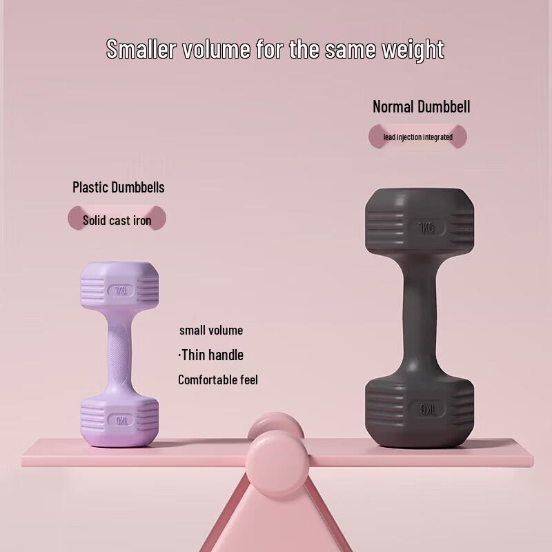 Wenzhiwu Rubber-Coated Beginner Dumbbells