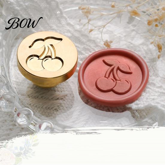 Envelope Sealing Stamp Wax Seal Stamp, Vintage Plant Pattern Head, Durable Journal Decoration Copper Head Replacement, for And Greeting Cards