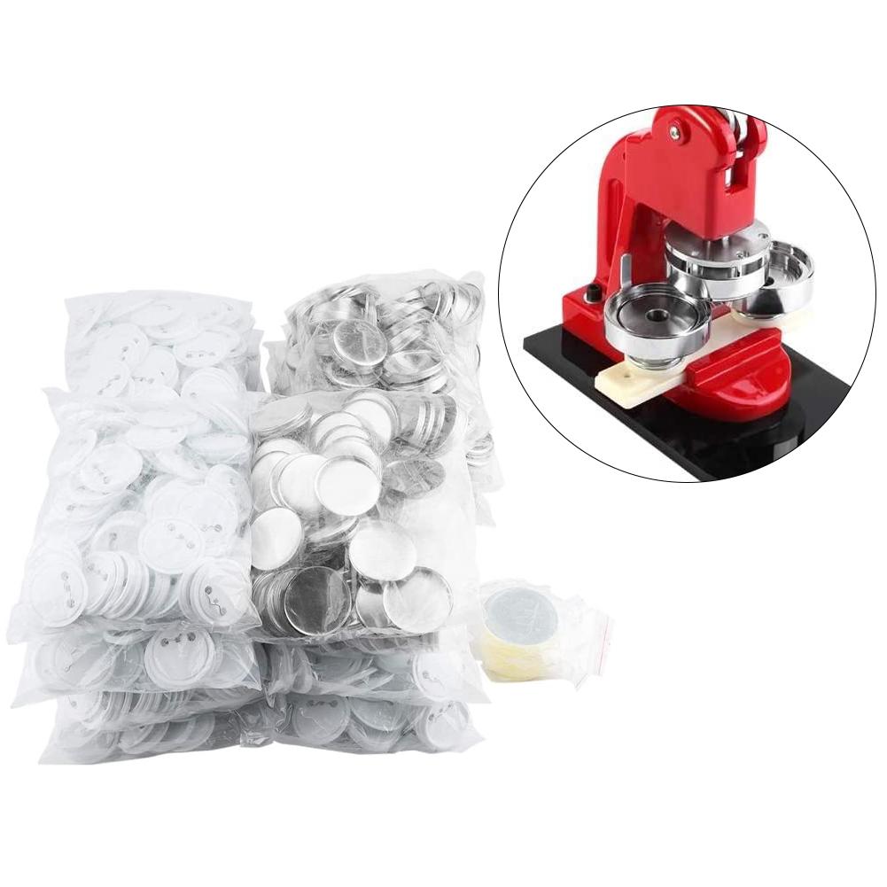 1000pcs 58mm DIY Blank Pin Badge Button Parts Consumables for Pro Button Maker