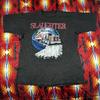 Slaughter Black Tour Рок-группа Унисекс Хлопковая футболка Большой размер BT194 Унисекс футболка