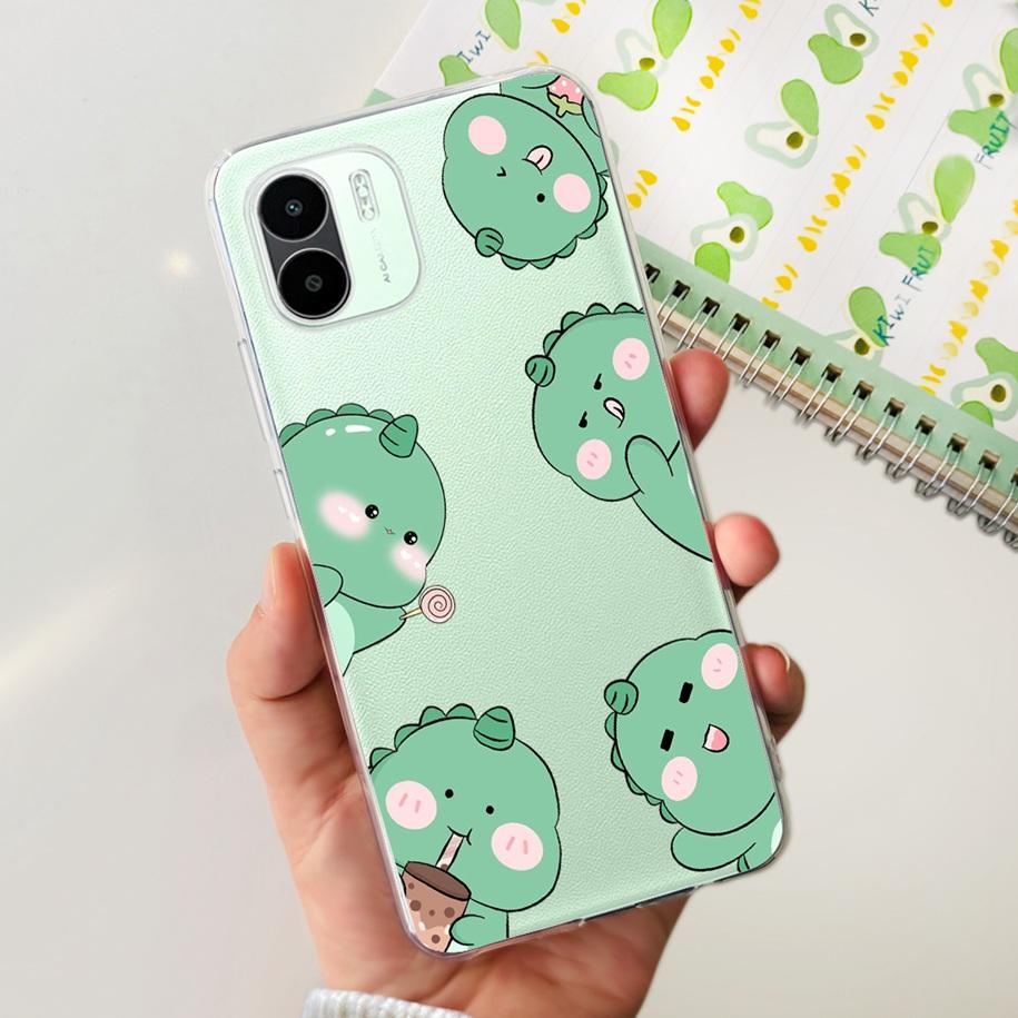For Xiaomi Redmi A1 A 1 4G Case Fashion Flower Marble Soft Silicone Back Cover For Xiaomi Redmi A1 Plus Funda RedmiA1 A1+ Bumper