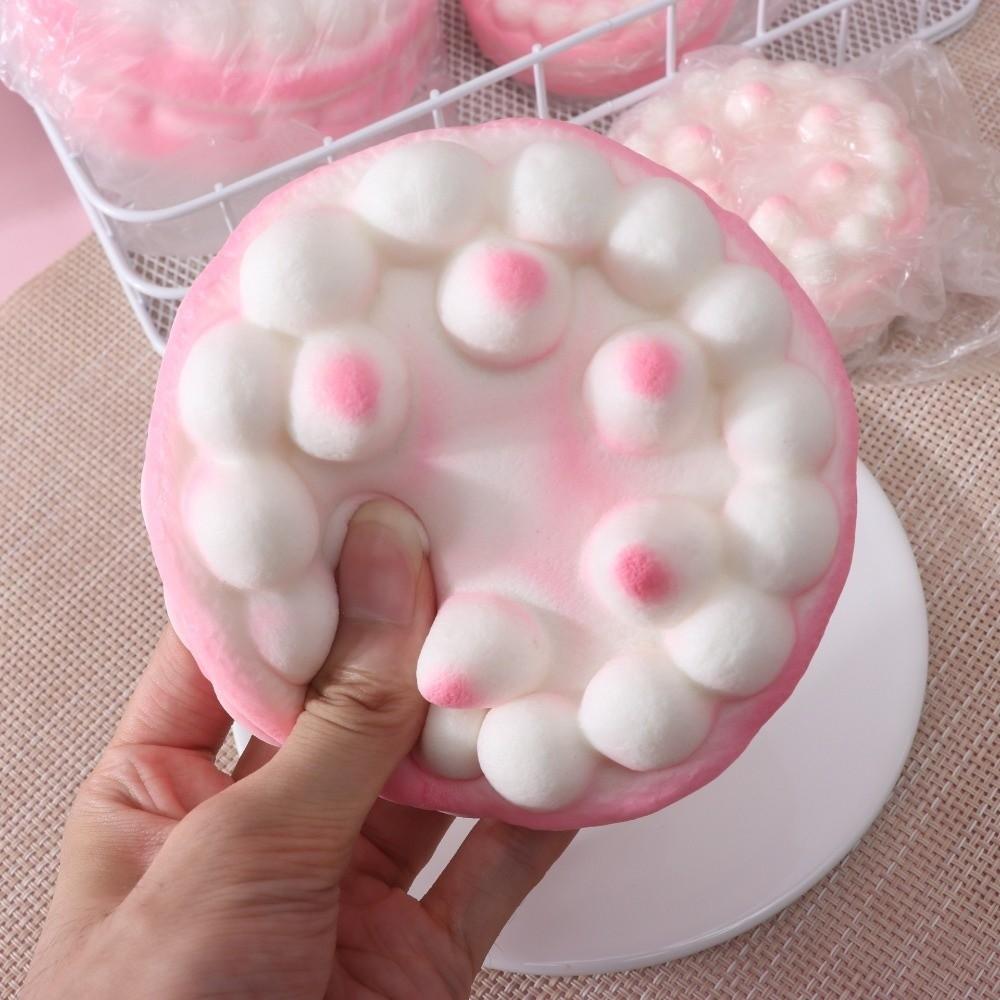 Simulation Raspberry Birthday Cake Squishy Fingertip Toy PU Relieve Stress Toys Gift
