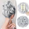 Women's Scrunchie Bun - Elastic Voluminous Natural Curly Hair Donut