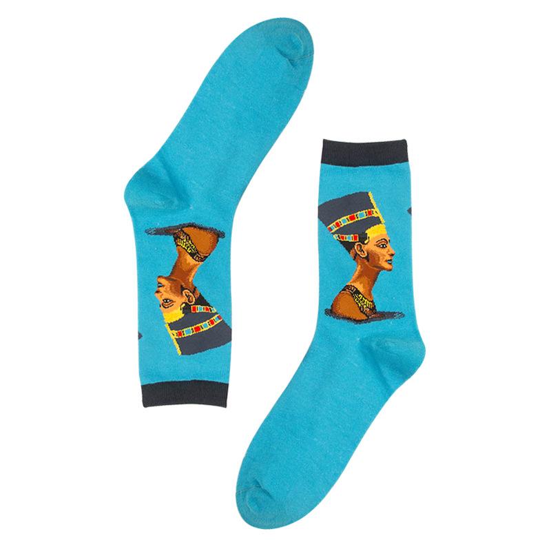 New Arrival Fashion Socks Crew Cotton Socks Famous Oil Painting Art Socks Women Men Unisex Socks
