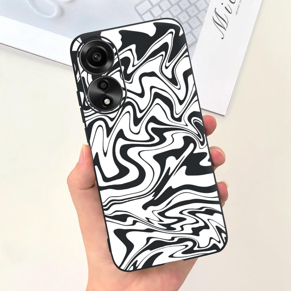 For OPPO A78 Case Oppo A78 4G CPH2565 Cute Fashion Candy Color Soft Silicone TPU Phone Back Cover For OppoA78 A 78 4G 2023