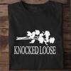 Редкая Хлопковая Черная Футболка Knocked Loose Basic с Коротким Рукавом Все Размеры Унисекс Футболка Унисекс