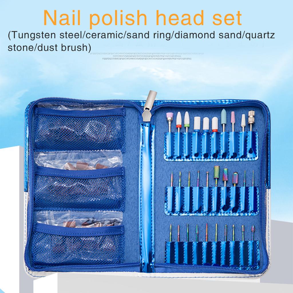 30 шт. алмазных насадок для удаления кутикулы с карбидным насадкой для домашнего салона, маникюра и педикюра с акриловыми/гелевыми ногтями