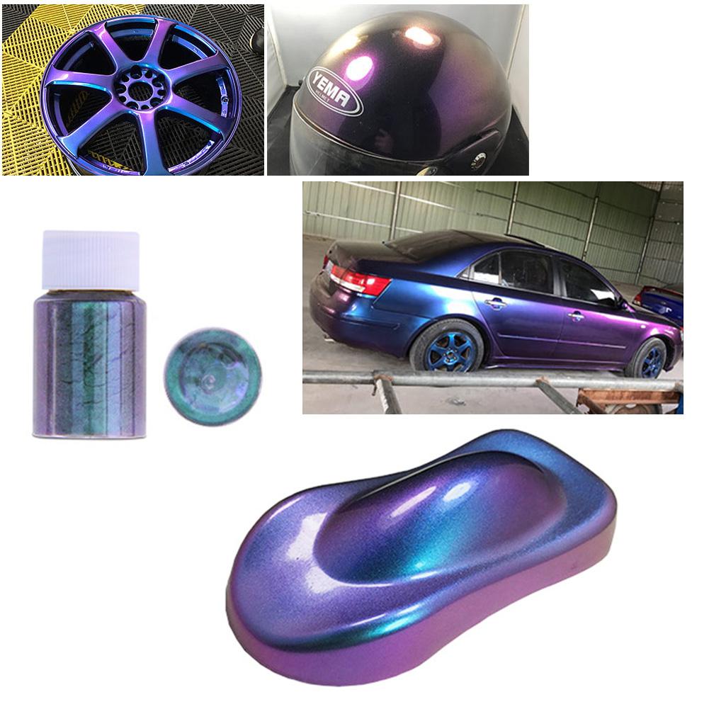 Chameleon Pigment Acrylic Paint Powder Coating For Car Painting Automotive Chameleon 10g Powder Crafts Nail Decorations