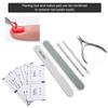 Пилка для ногтей Кусачки для кутикулы Стальной пушер Инструмент для удаления лака Инструмент для планирования Набор инструментов для маникюра