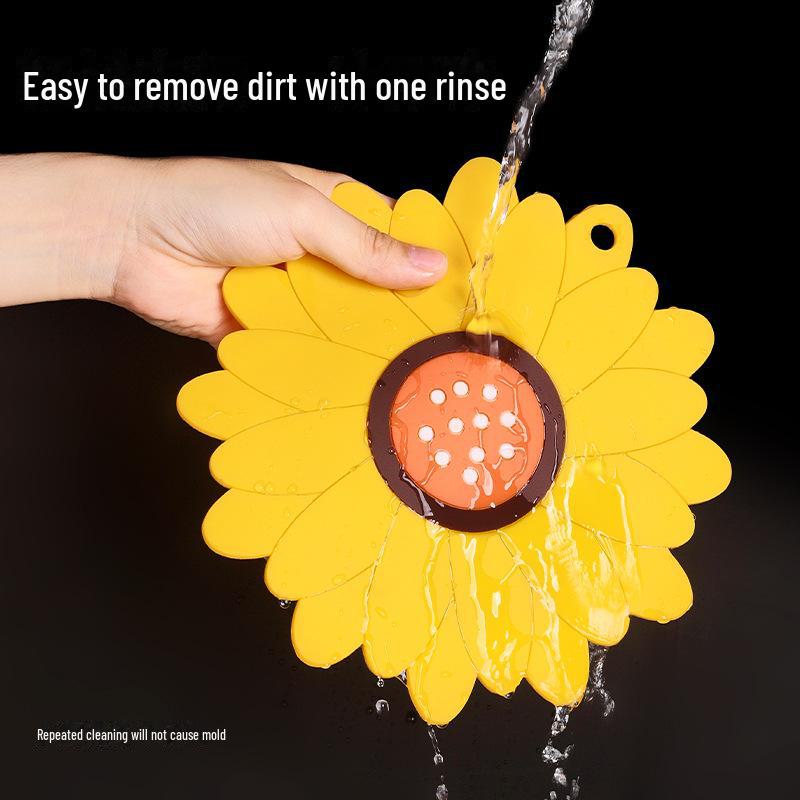 Sunflower Nordic Heat-Resistant Dining Plate and Tea Mat