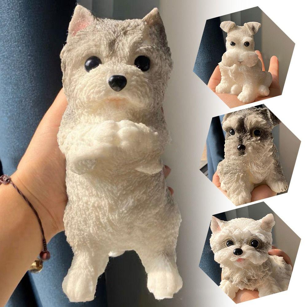 Relief Relax Teddy Dog Squishy Toys Anxiety Stress Relief Soft Squeeze Puppy  for Adults Kids