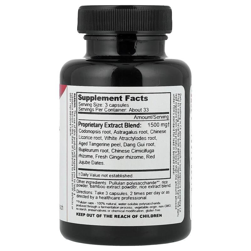 Codonopsis & Astragalus, 100 Vegetarian Capsules