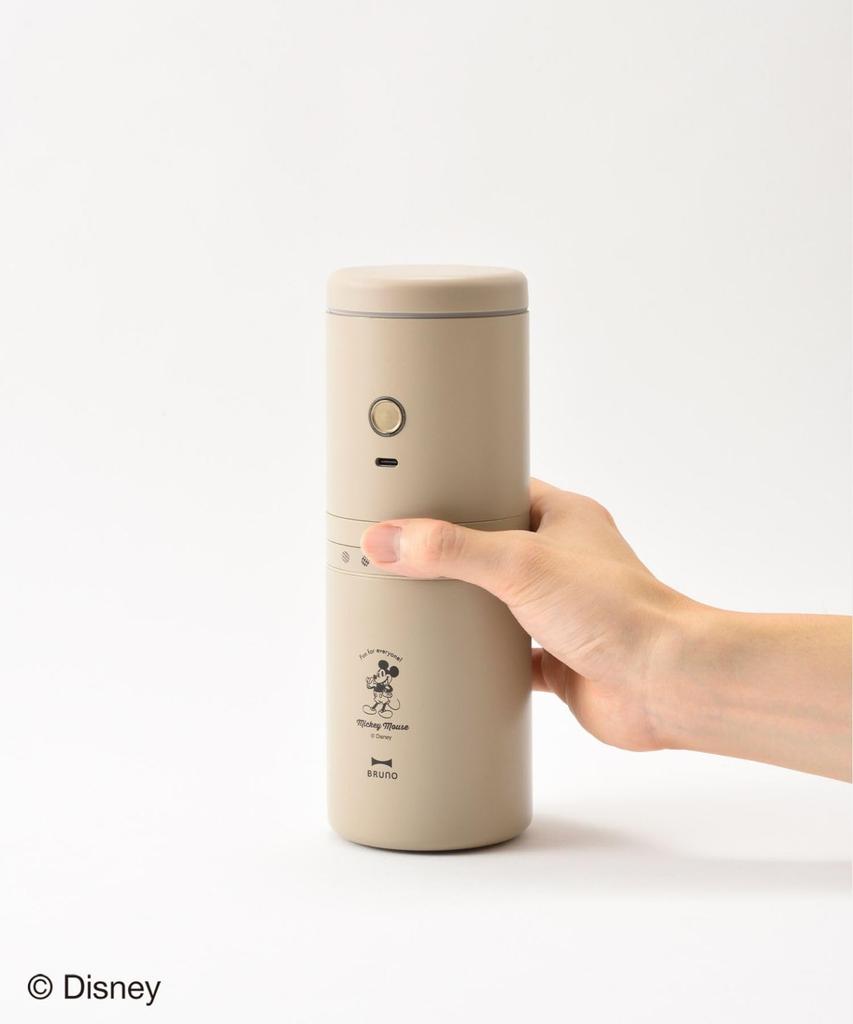 BRUNO Bruno DISNEY Disney Coffee Electric Mill Personal Coffee Maker Present Gift Beige BHK310-BE