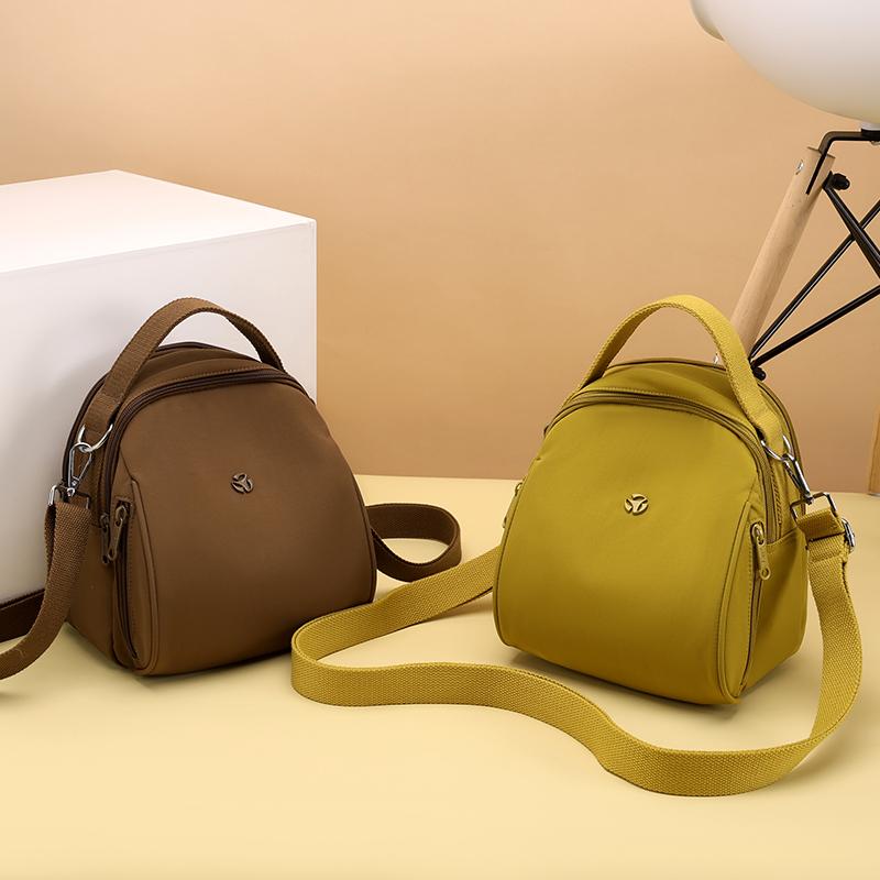 Женская многофункциональная сумка через плечо кроссбоди однотонная сумка-тоут дорожная сумка нейлоновый маленький рюкзак