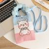 Mini Knitted Mobile Phone Bag With Niche Design Cute Cartoon Versatile Portable Commuting Crossbody Bag For Women