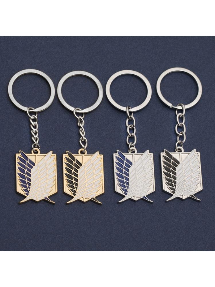 Attacks On Titan Cosplay Scouting Keychain Liberty Wing Keyring Unisex Jewelry