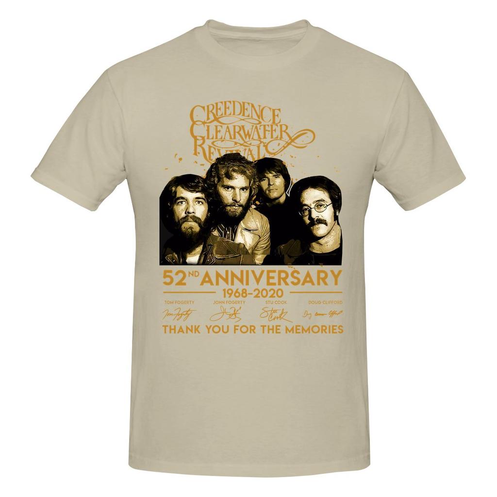 Funny 52 Years Creedence Clearwater Unisexs Printed Tshirt Unisex T Shirtshirt Unisex