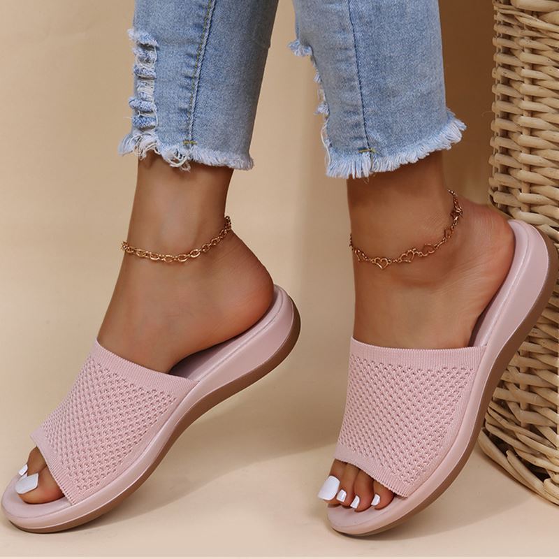 Summer Women Sandals Shoes Open Toe Shoes Woman Plus Size Sandals Ladies Party Women Shoe Slip On Female Women Slippers Footwear