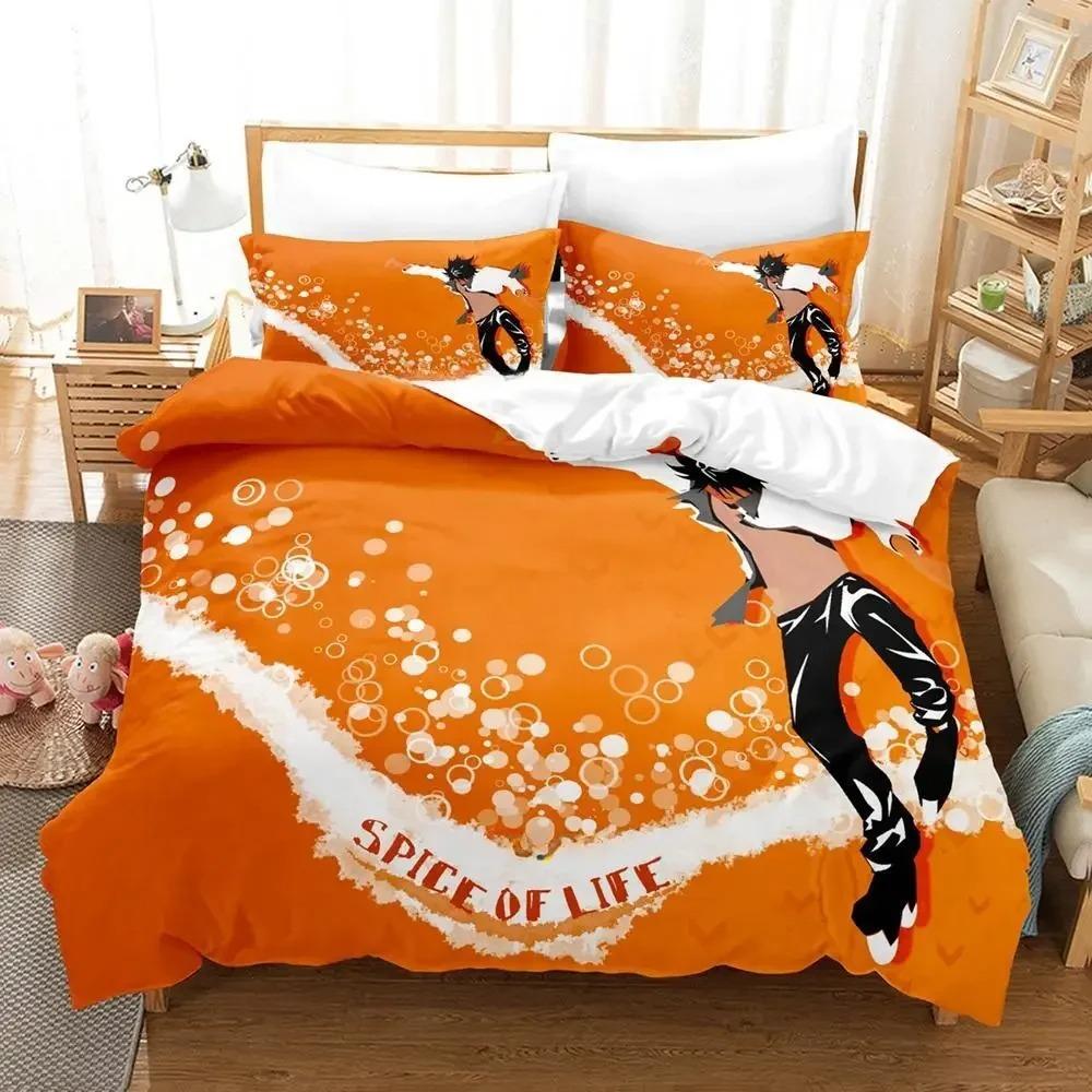 Комплект постельного белья Anime Air Gear Single Twin Full Queen King Size Bed Set Adult Kids Bedroom Duvet Cover Sets Anime Bed Sheet Set