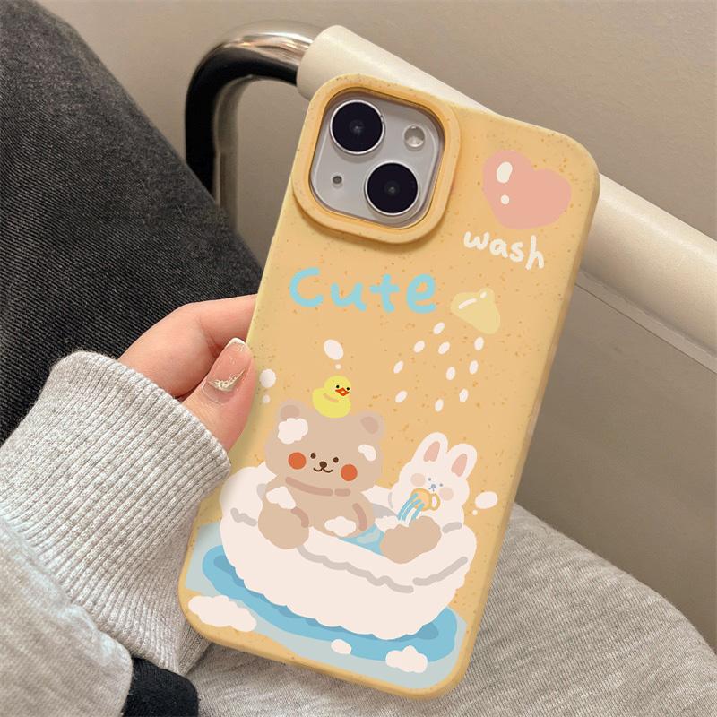 Mobile Phone Cases for iPhone 11 13 XR 15 Pro Max 12 14 Pro Max Case iPhone 16 7 Plus 8 Plus XS Max Degradable and Environmentally Friendly