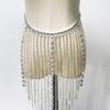 Sexy Accessories, Stylish Square Rhinestone Waist Chain, Beach Music Party Waist Belly Jewelry Accessories