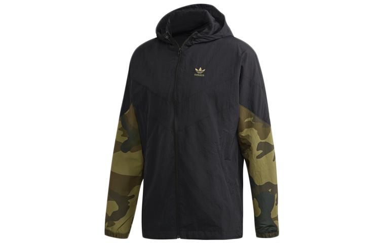 adidas Оригинальные куртки Мужские Черные С капюшоном Умеренные Другие FM3359