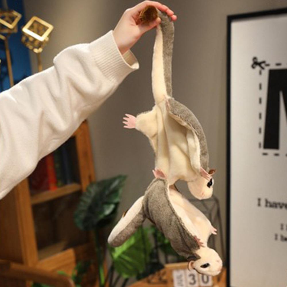 Магнитная плюшевая игрушка Сахарный поссум, имитация австралийской белки-летяги, кукла, день рождения