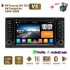 Car Radio Multimedia Player For Volkswagen Touareg Transporter T5 Multivan 2004-2011 2 Din Android Carplay GPS Autoradio 2+64GB