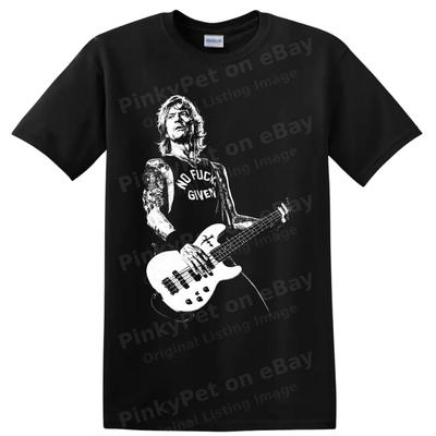 Duff McKagan Bassist T Shirt W/ Electric Bass Rock Music Graphic Tee Performance